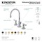 Kingston Brass KS2987BAL Heirloom Widespread Bathroom Faucet W/ Brass Pop-Up, Brass KS2987BAL - alternate 5